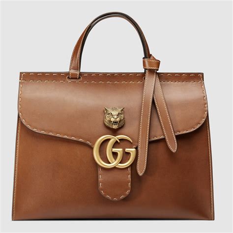 light brown gucci purse|gucci purse brown leather.